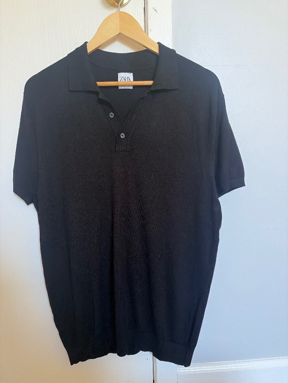 Black Zara L Men’s Polo